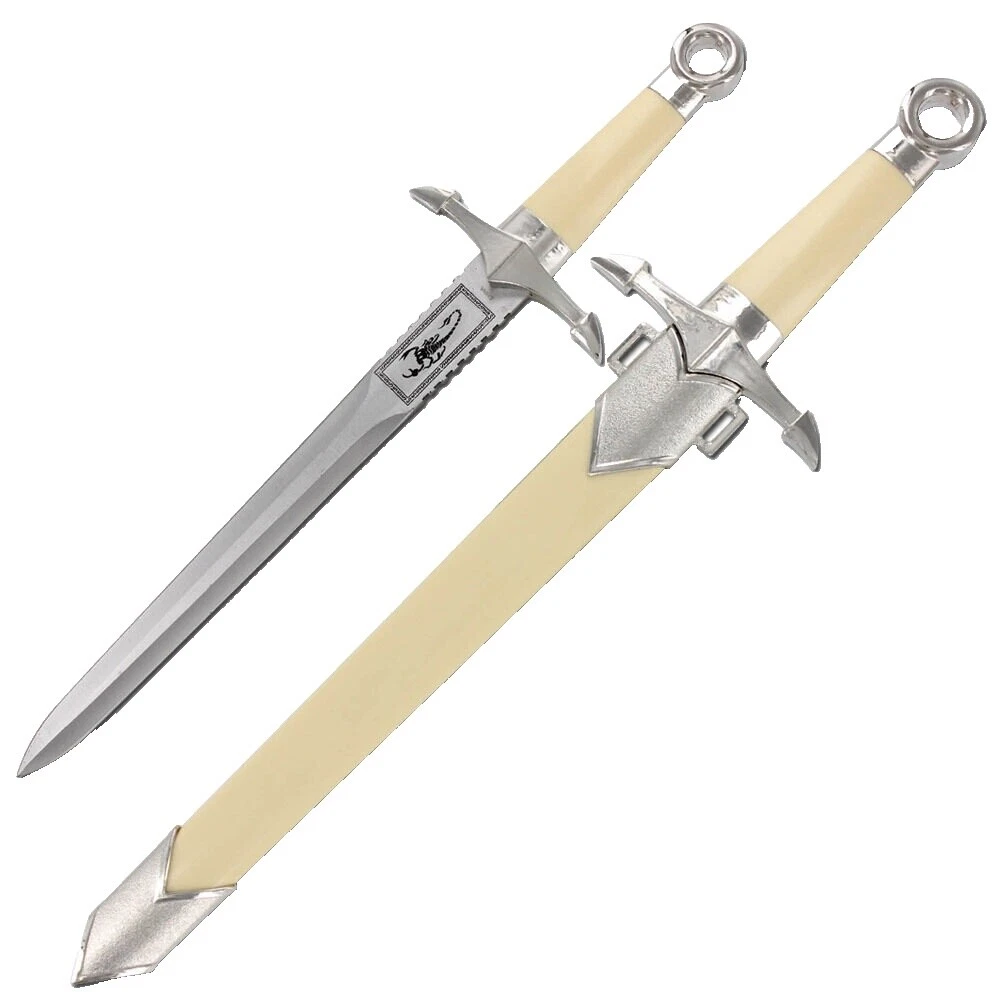 White ambidiestro dagas de colección