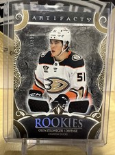 2024-25 Upper Deck Artifacts Olen Zellweger /499 Rookies Gold Materials #180