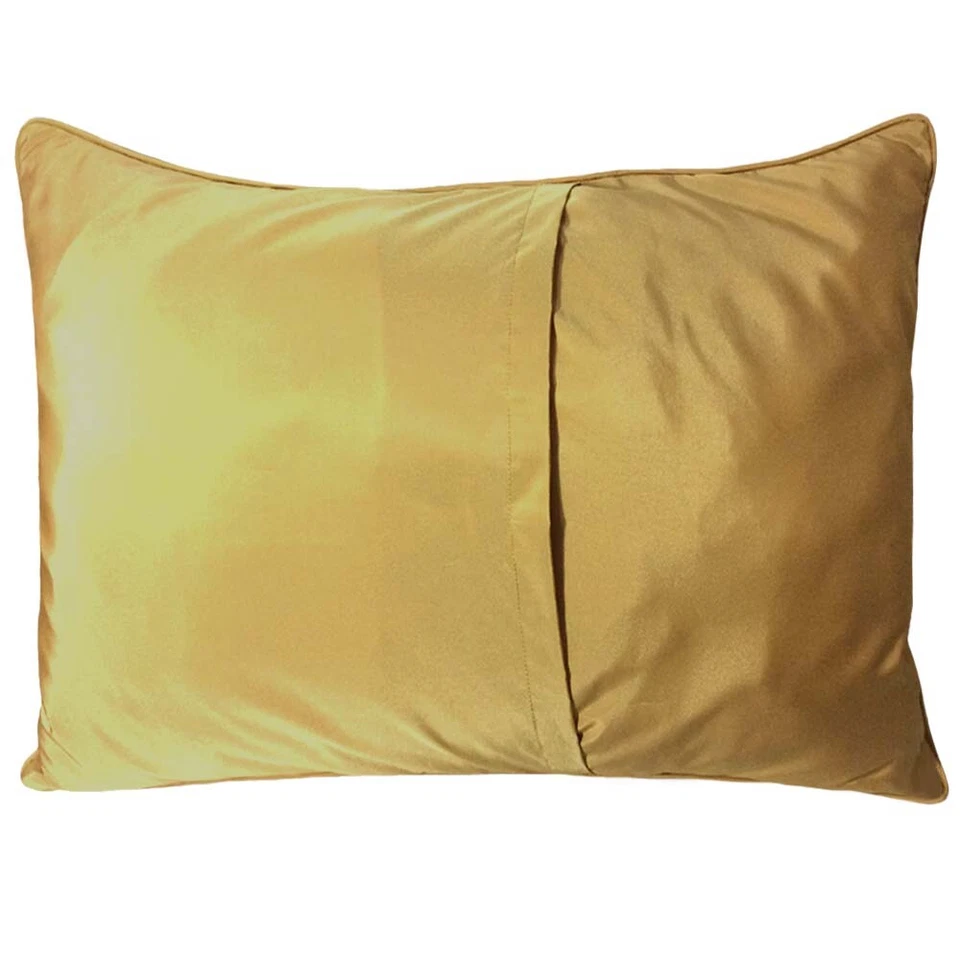 Upholstery/Chenille Jacquard Mustard-Gold Effect 20x28 Pillow Case/Cushion Cover - Image 2 of 4