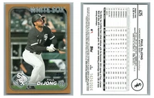 2024 TOPPS GOLD 1424/2024 BORDER 625 PAUL DeJONG WHITE SOX