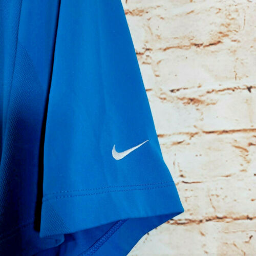 Camisa polo de golf Nike Dri-Fit azul 100 % poliéster para hombre talla XL - Imagen 2 de 5