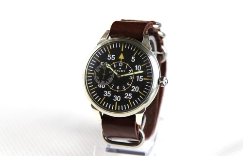 Molniya PILOT mechanical wriswatches Mens big watch Classic watches - Picture 6 of 10