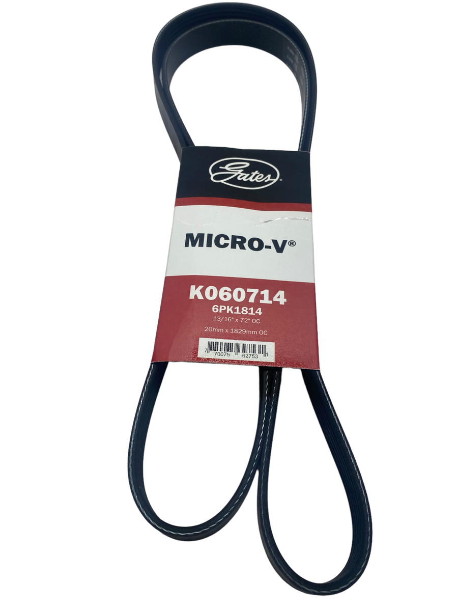Gates K060714 Serpentine Belt for 12626076 6PK1810 25-060714HD 25 