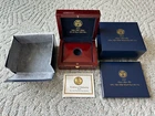 2009 ULTRA HIGH RELIEF DOUBLE EAGLE $20 GOLD COA MAHOGANY WOOD BOX OGP NO COIN