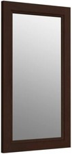 Kohler K-99665-1WG Damask 36.75" x 21.75" Rectangle Framed Mirror, Cherry Tweed