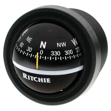 Ritchie Compass, Dash Mount, 2.75" Dial, Black. V-57.2