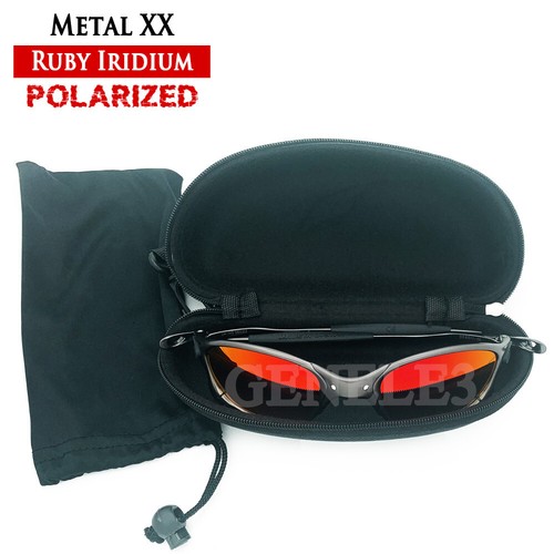 Metal XX Sunglasses with Alloy Frames & Polarized Ruby Iridium Lenses - USA SHIP - 第 3/4 張圖片