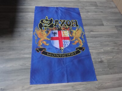 Saxon Flag Flagge Poster Heavy Metal NWOBHM *