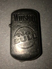 Winston Cigarette Tobacco No Bull Lighter New--Vintage Never Filled