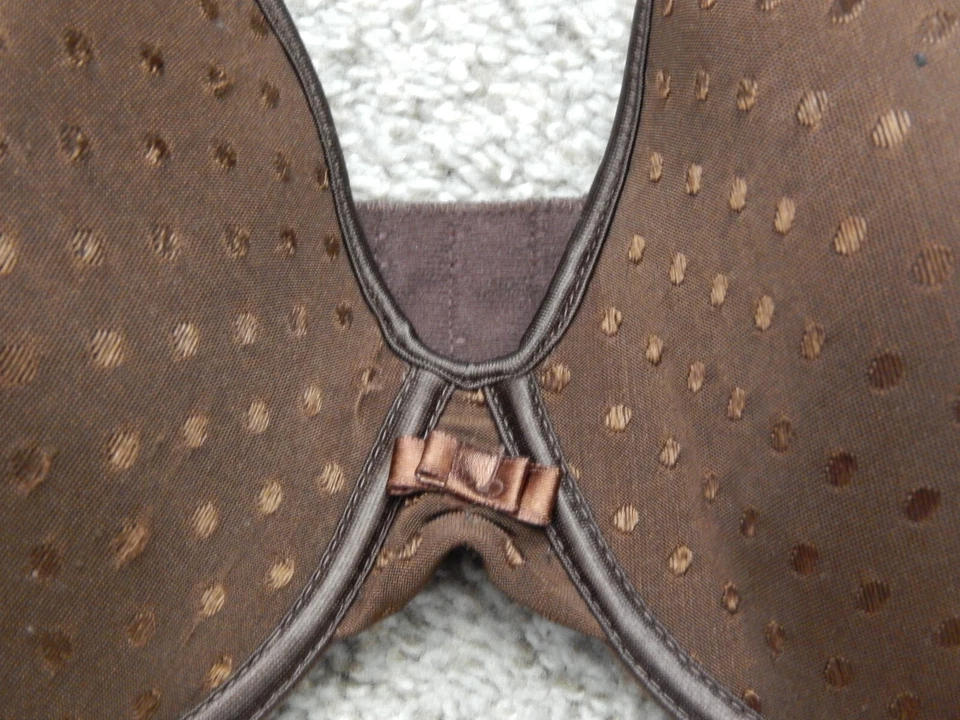 SUJETADOR RAMPAGE ÍNTIMATES TALLA 40C FORRADO COBERTURA COMPLETA MARRÓN CON AROS AJUSTABLE Foto 4 de 4