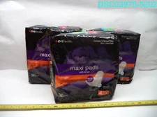 QTY=108: 842800 CVS Health Overnight Maxi Pads With Wings For Women Size 4