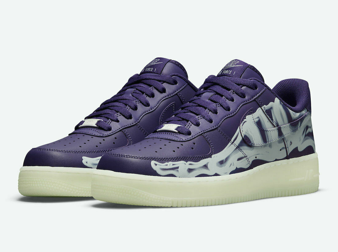 Air Force 1 '07 Skeleton QS Size 5/Wmns 6.5 Court Purple Air Force 1 '07 Skeleton QS Size 5/Wmns 6.5 Court Purple