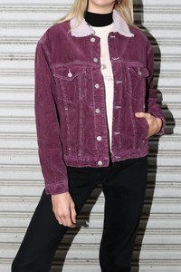 corduroy jacket purple
