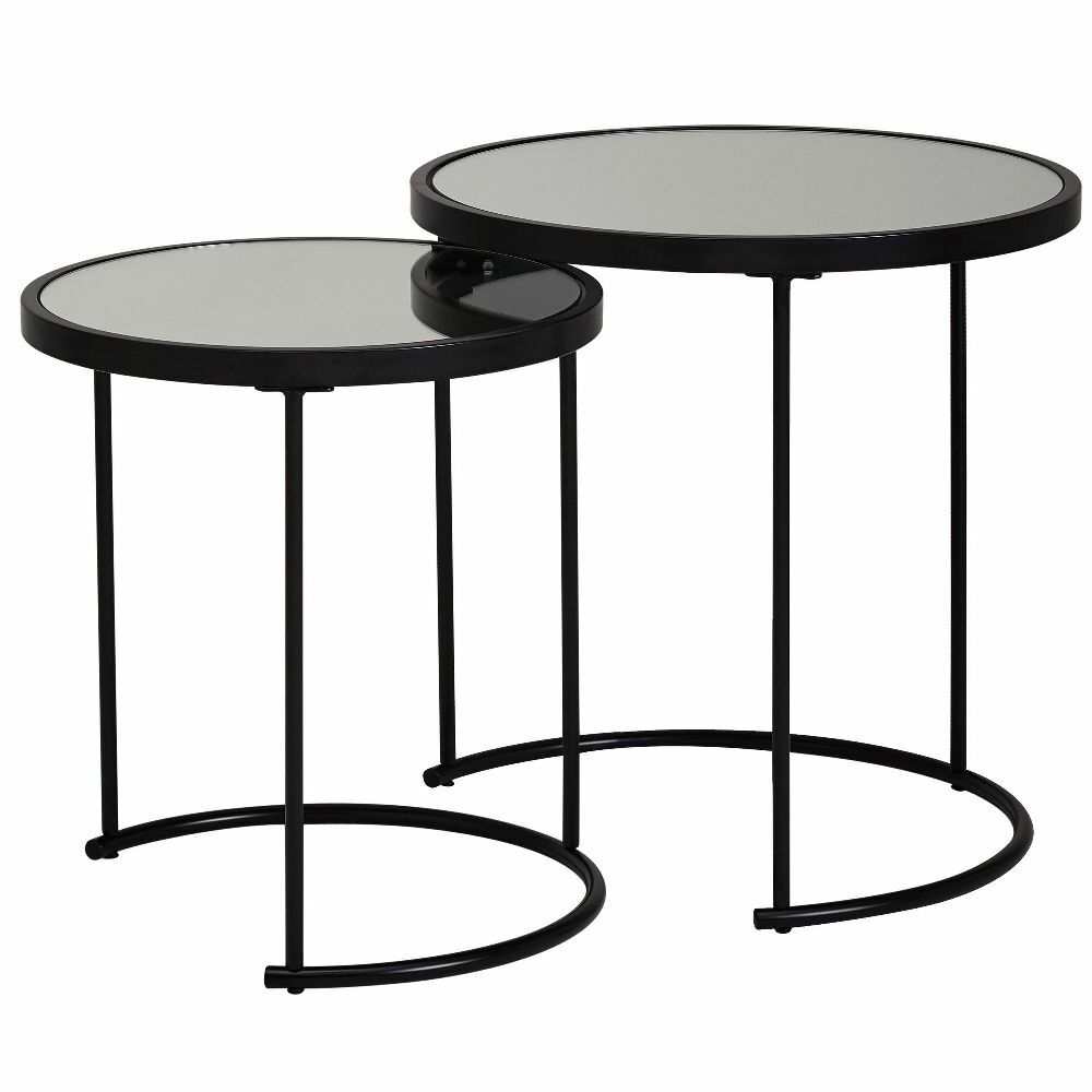 Produktbild von Beistelltisch FineBuy Wohnzimmertisch 2er Set Metall Satztisch Tisch
