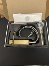 Single Hole Bathroom Faucet Matte Gold