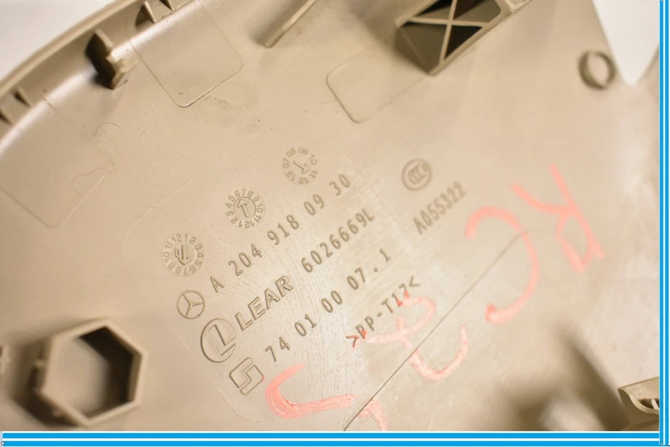 08-15 Mercede W204 C63 AMG C300 GLK350 Cubierta de asiento delantera izquierda OEM Foto 4 de 4