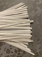 6" Plastic Twist Ties (6-inch) Genuine ULINE Pre-Cut Nose Wire for Mask - WHITE