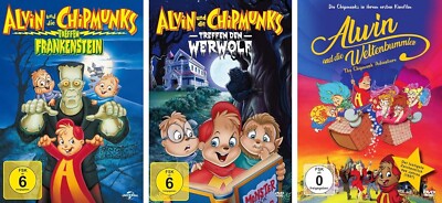 Alvin und die Chipmunks - 3 musikalische Abenteuer mit den Streifenhörnchen NEU