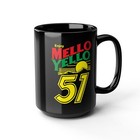 Days of Thunder Mello Yello 51 NASCAR - Custom Design - Coffee Mug (11oz, 15oz)