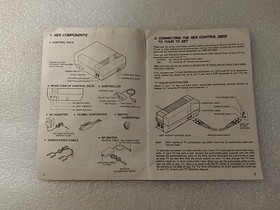 &iexcl;&iexcl;&iexcl;SOLO FOLLETO!!! Nintendo NES 1988 Control Deck System Consola Manual de instrucciones