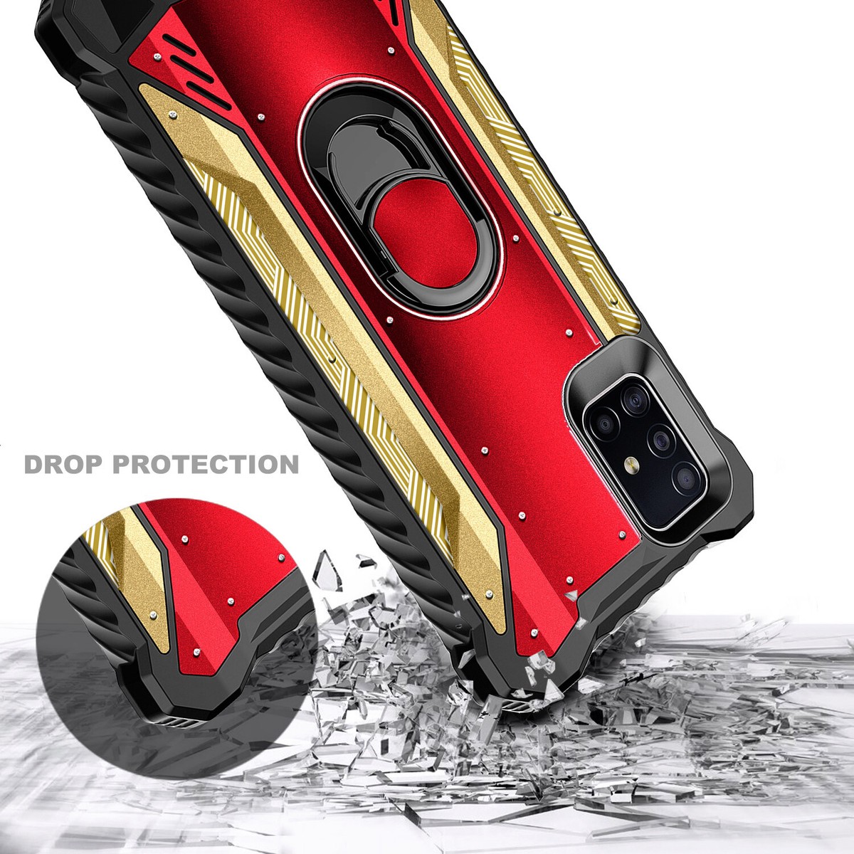 diamond phone case Diamond Waterfall Shimmer Plated iPhone Case, For iPhone 16 / Black