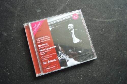 SIR ADRIAN BOULT BRAHMS MENDELSSOHN RARE NEW SEALED CLASSICAL CD!  - Picture 1 of 2