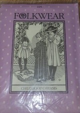 Folkwear Pattern 225 Childhood Dreams Vintage Dress Child's Size 2 - 12 Uncut