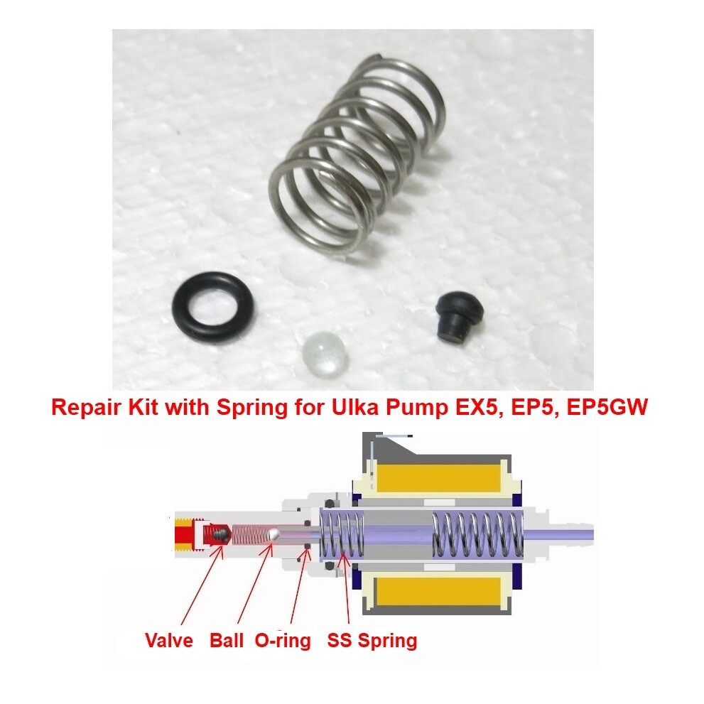 Kit Manutenzione Pompa Caffè - Guarnizione E Sfera Per Ulka EX5/EP5 | Compatibile Con Saeco, Bosch, DeLonghi - Foto 6