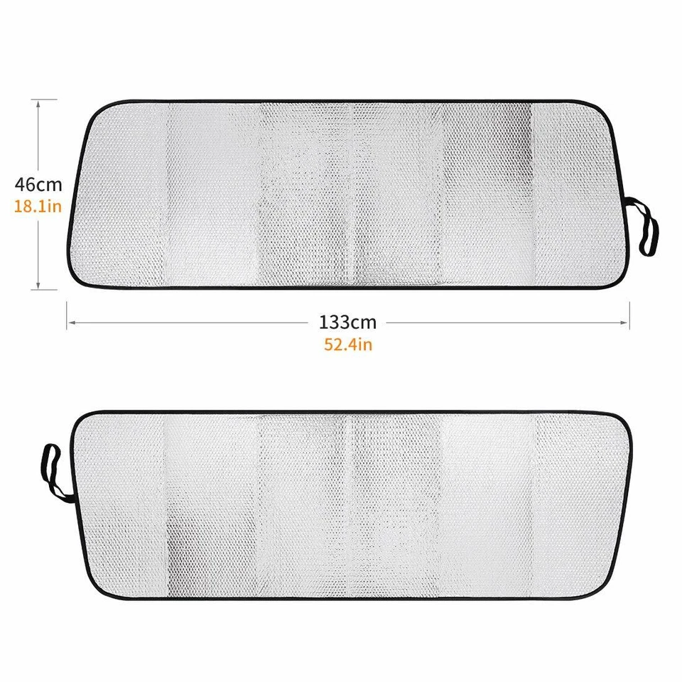 Windshield Sunshade Sun Shade Heat Shield Visor Mat For 2018+ Jeep Wrangler JL Foto 2 de 4