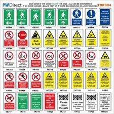 SIGN FOOTPATH DOG POO FAIRY CATTLE SHEEP PEDESTRIANS GATES TBP004 FARMING ACCESS