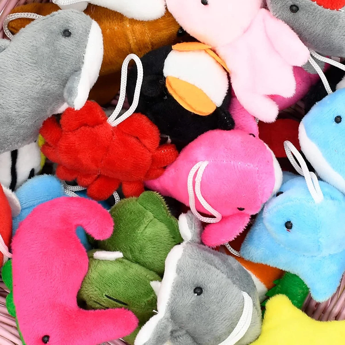 25 Pack Mini Ocean Animal Plush Sea Creatures Stuffed Toy Bulk For  Valentine Day