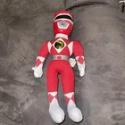 Vintage Ace Novelty Saban Mighty Morphin Power Rangers Red Plush Doll 1994 12"