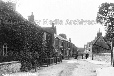 mrr-96 High Street with Shops, Wollaston, Northamptonshire 1910. Foto