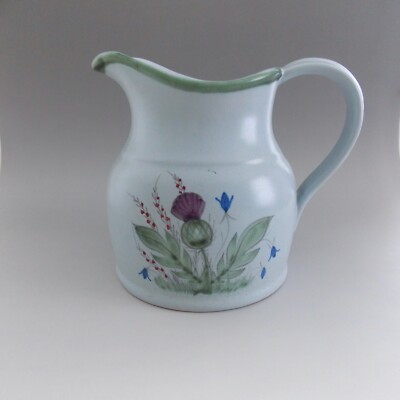 BUCHAN PORTOBELLO THISTLE STONEWARE PITCHER 64 OZ. VINTAGE