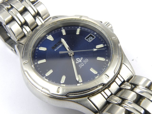 seiko kinetic 50m watch