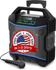 Altavoz port til Bluetooth para fiestas al aire libre con micr fono de Karaoke