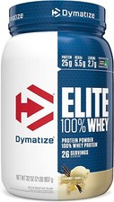 Dymatize Elite 100 % proteína de suero 25 g proteína 2 lb tinas 25-26 porciones nuevo
