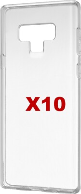 Lot of (10) Insignia - Soft shell Case for Samsung Galaxy Note9 - Clear