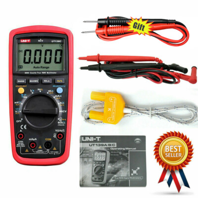 UNI-T UT139C Echtes RMS LCD Digital Auto Range Multimeter AC / DC-Testmessgerät