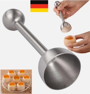 Stainless Steel Egg Topper Shell Cutter Opener Boiled Raw Egg Kitchen Tool`