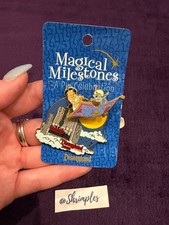 DISNEY PIN STITCH Magical Milestones ALADDIN Invasion NEW on Card 3D Bobble LE