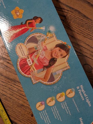 Disney Elena of Avalor MAGICAL SCEPTER OF LIGHT Power Wand Lights & Sounds NEW - Picture 6 of 7