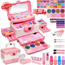 Kids Makeup Sets for Girls - Kids Makeup Sets for Girls 3-4,Play Make Up Kit,Maq