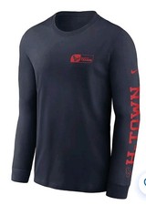 Nike Men's Texans All Out Essential Long Sleeve Tee Small