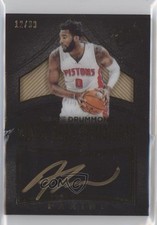 2015-16 Panini Black Gold Signatures 12/99 Andre Drummond #BG-ADR Auto md3
