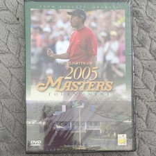 Monarch 2005 Masters Tournament Highlights DVD Tiger Woods Interview Golf