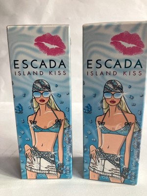 Escada ISLAND KISS (1oz x 2 Pcs) EDT Spray for Women, 100% AUTHENTIC,SEALED,RARE