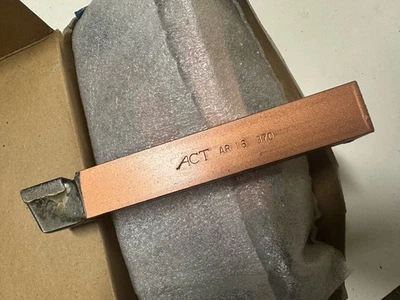 7 X ACT Carbide Tool Bit AR 16  370 1” Square Made in USA Lot Of 7 NEW - Image 1 of 3