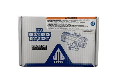 Leapers UTG 3.8'' 38mm Instant Target Aiming Red/Green Circle Dot Sight