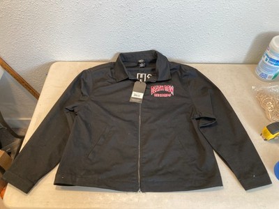 DEATH ROW RECORDS Twill Workwear Garage Jacket Logo On Front & Back Sz Large